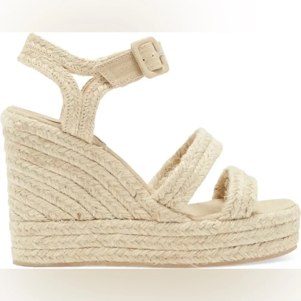Jeffrey Campbell’s Braided Espadrilles Platform Wedge Sandals